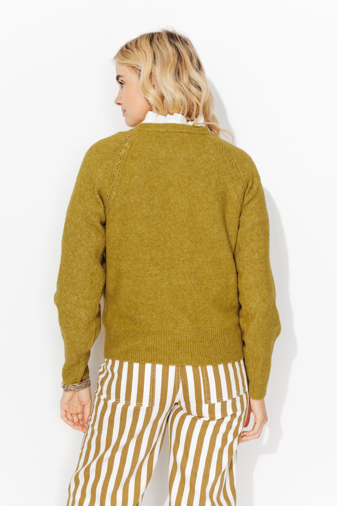 Cardigan mit rundem Kragen
