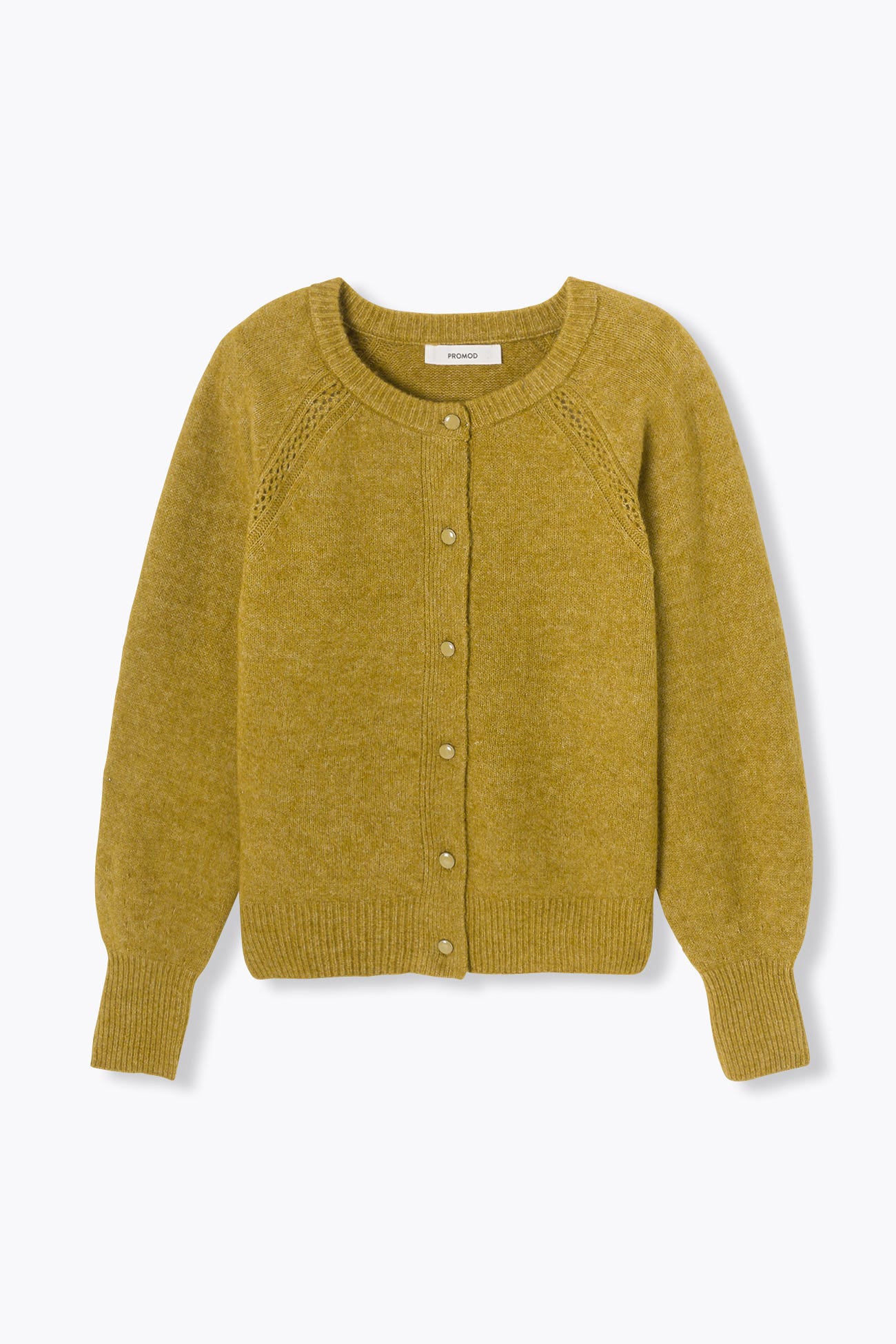 Cardigan mit rundem Kragen