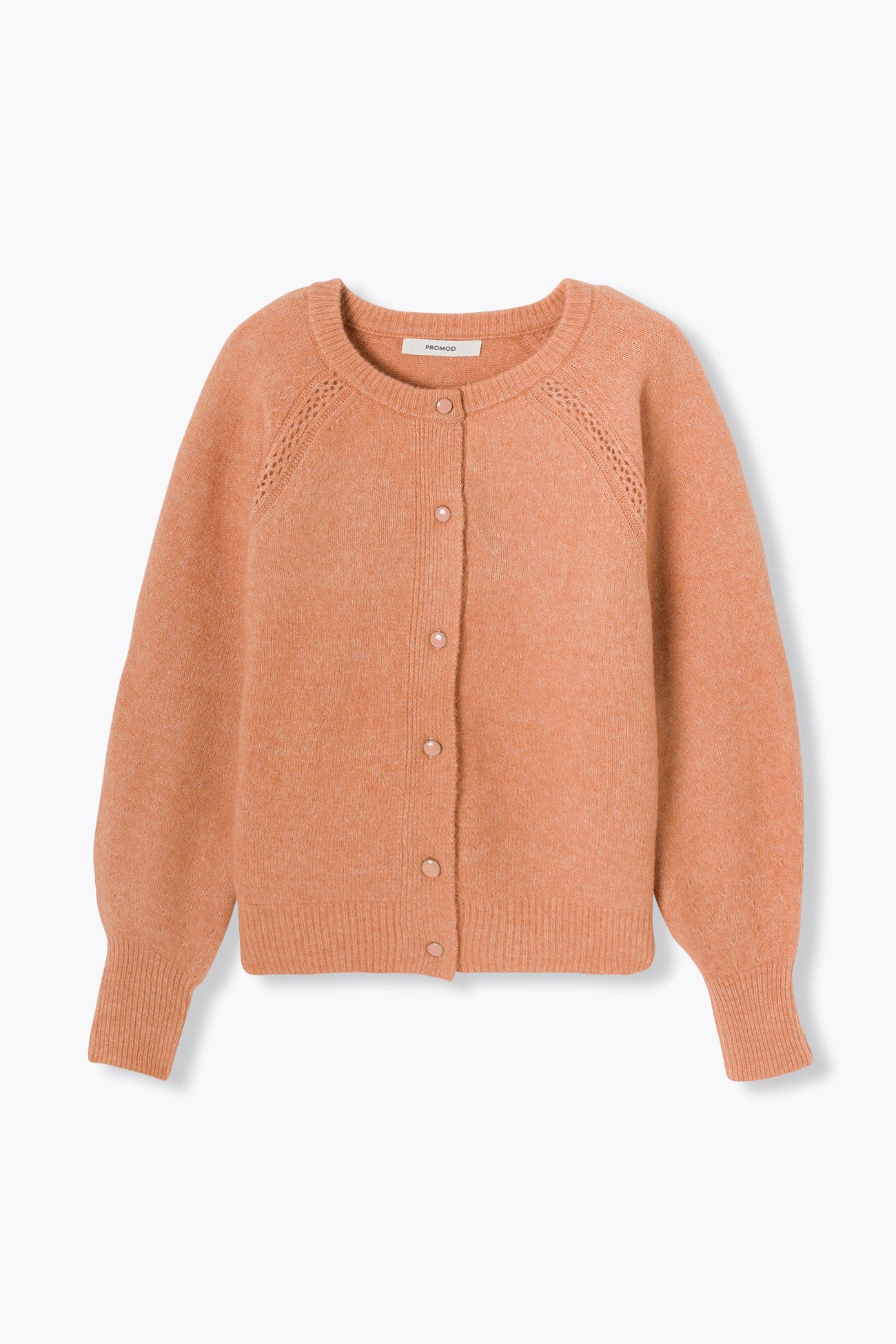 Cardigan mit rundem Kragen