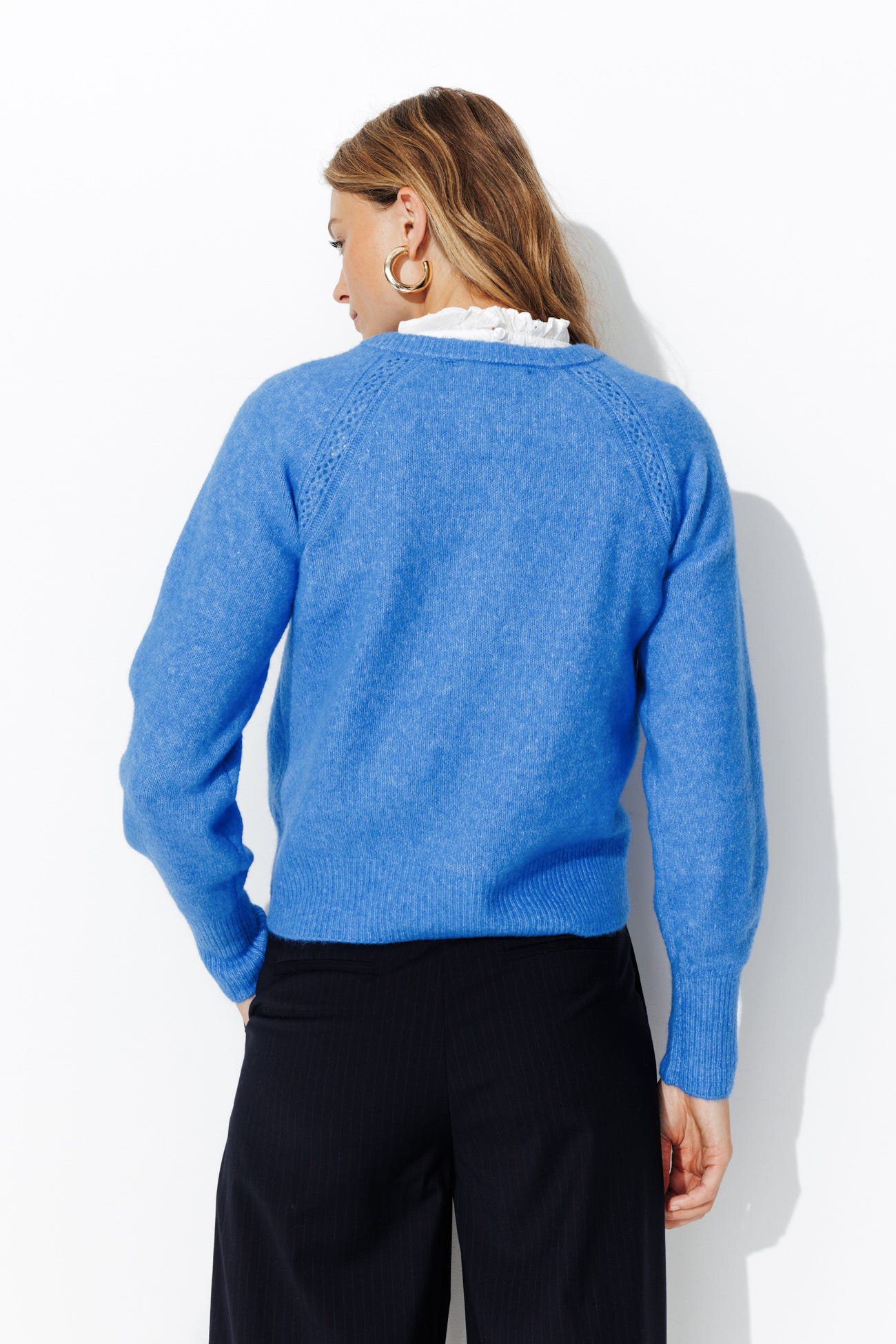 Cardigan mit rundem Kragen