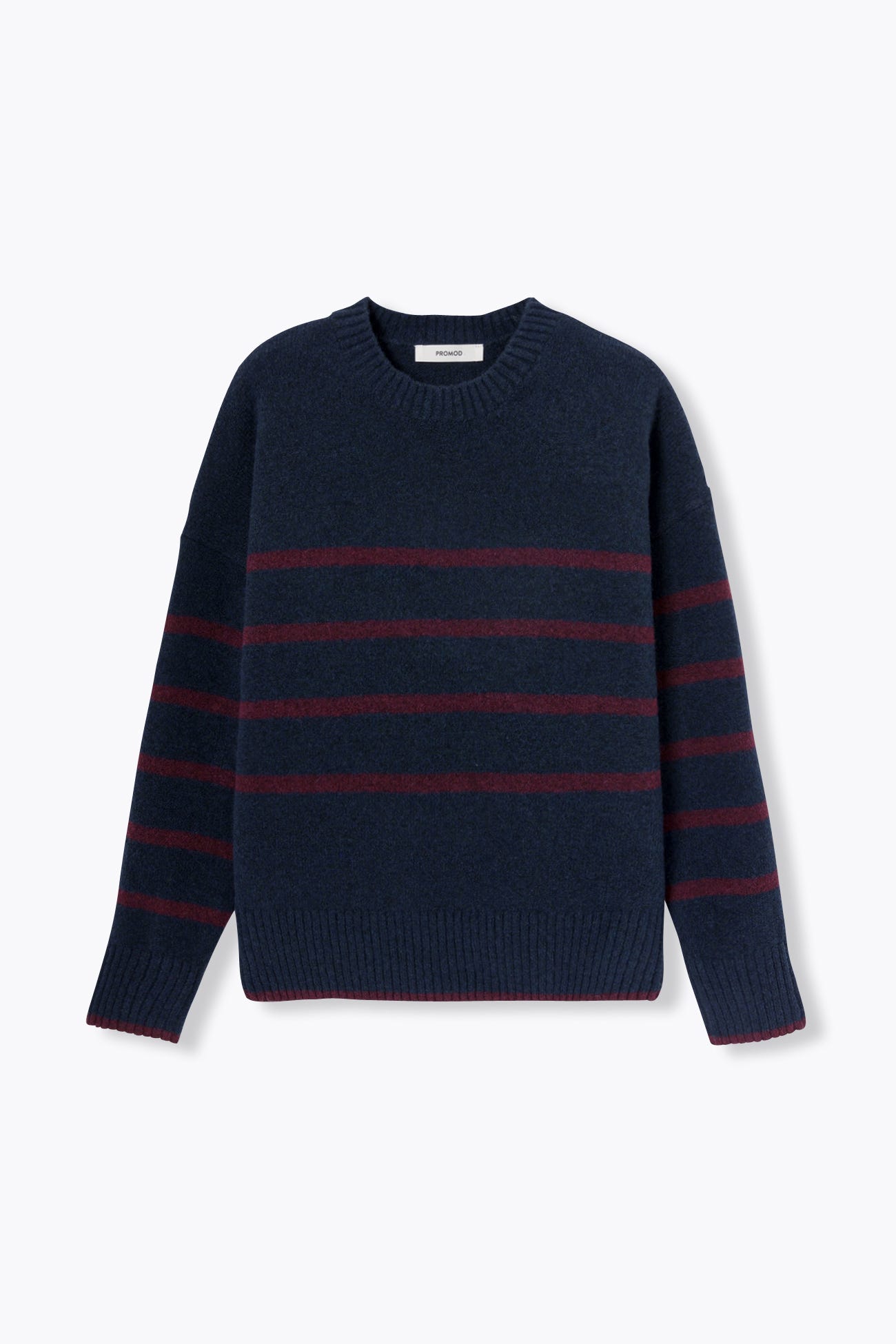 Short round-neck jumper
