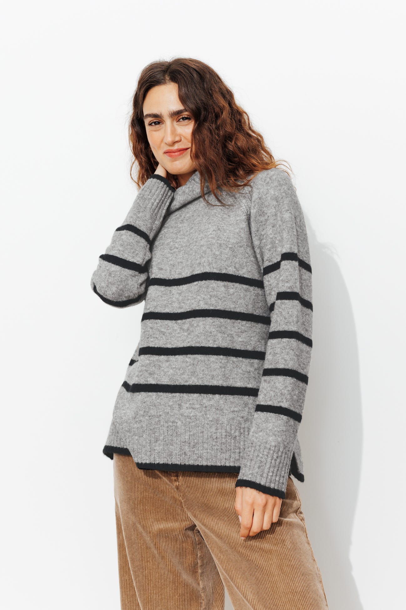 Jersey marinero cuello vuelto