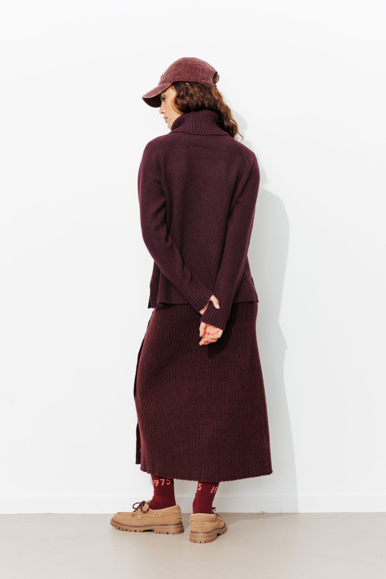Pull col roulé Femme