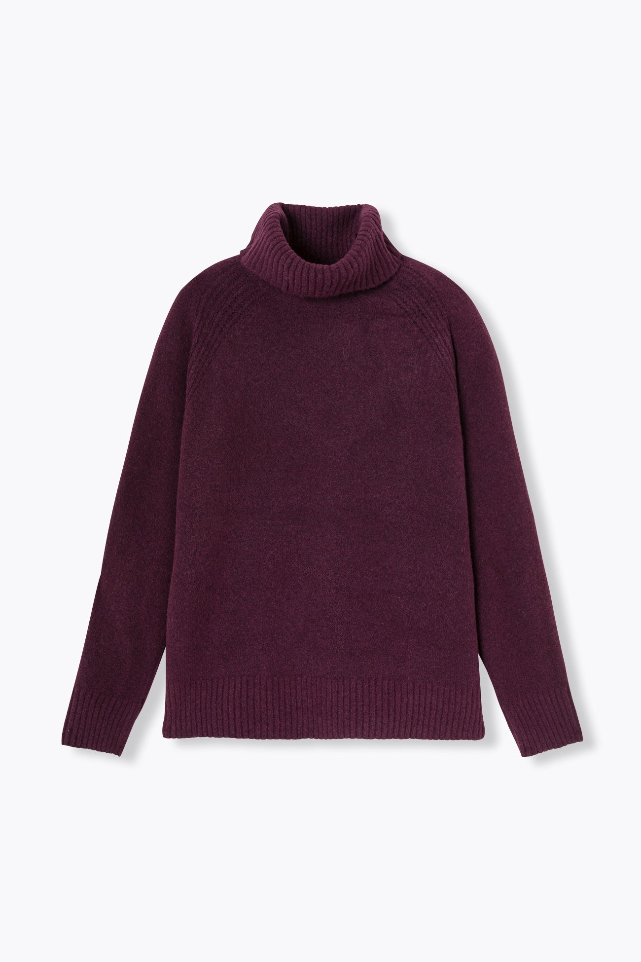 Rollneck jumper - Bordeaux red
