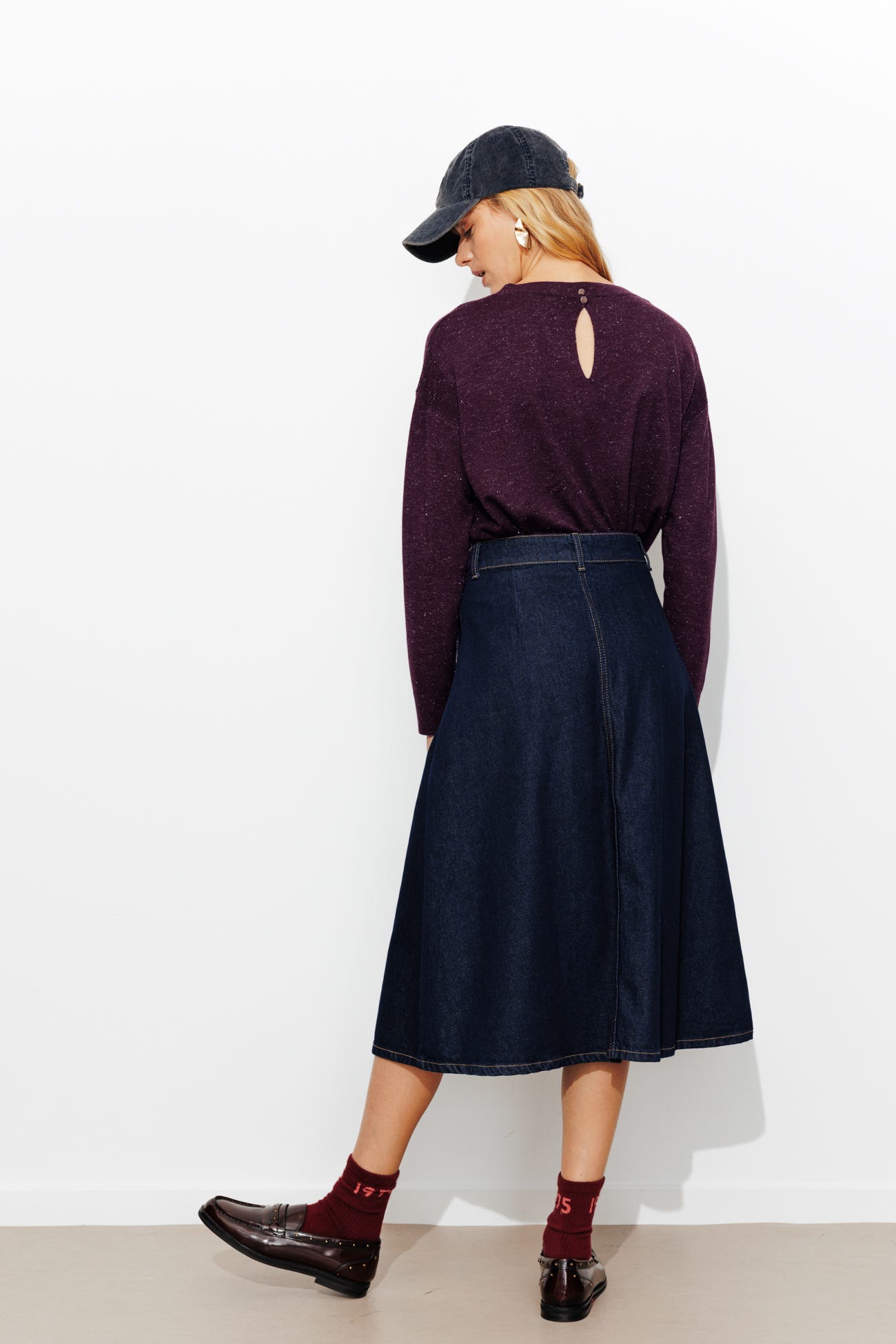 Jersey fino oversize brillo