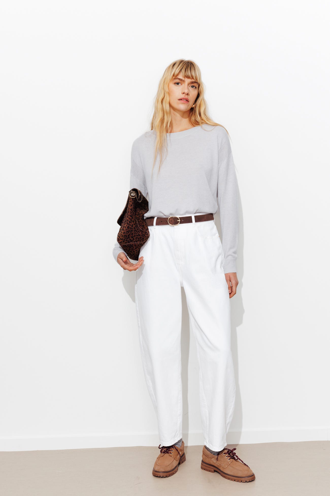 Jersey fino oversize brillo