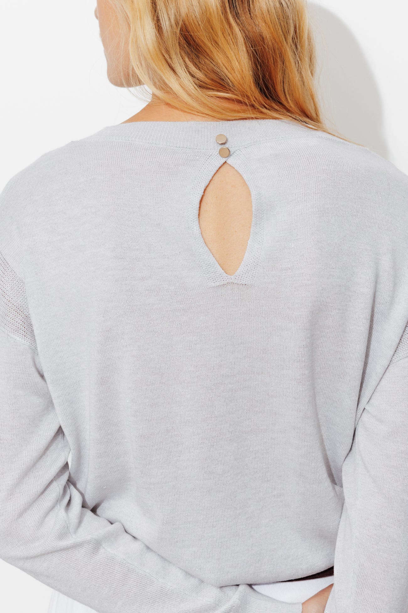 Jersey fino oversize brillo