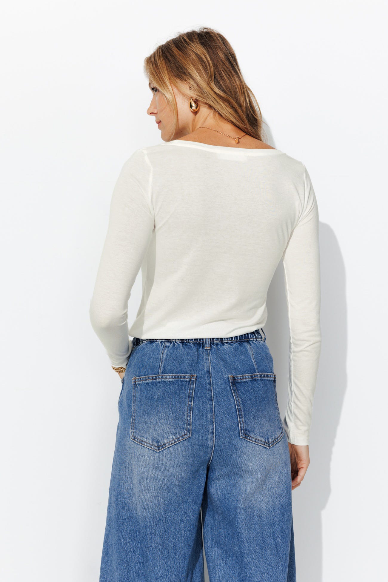 Round-neck top