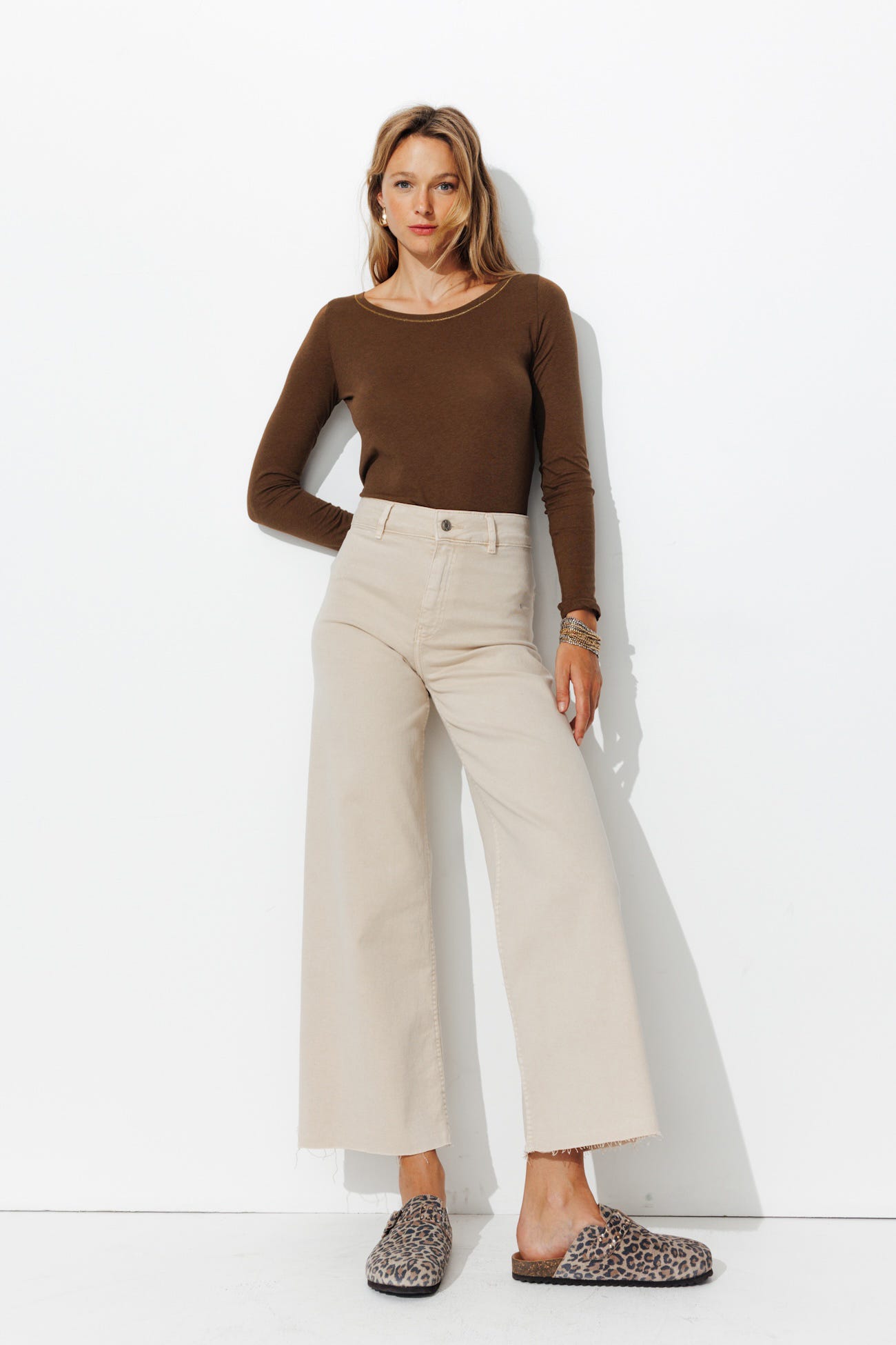 Round-neck top