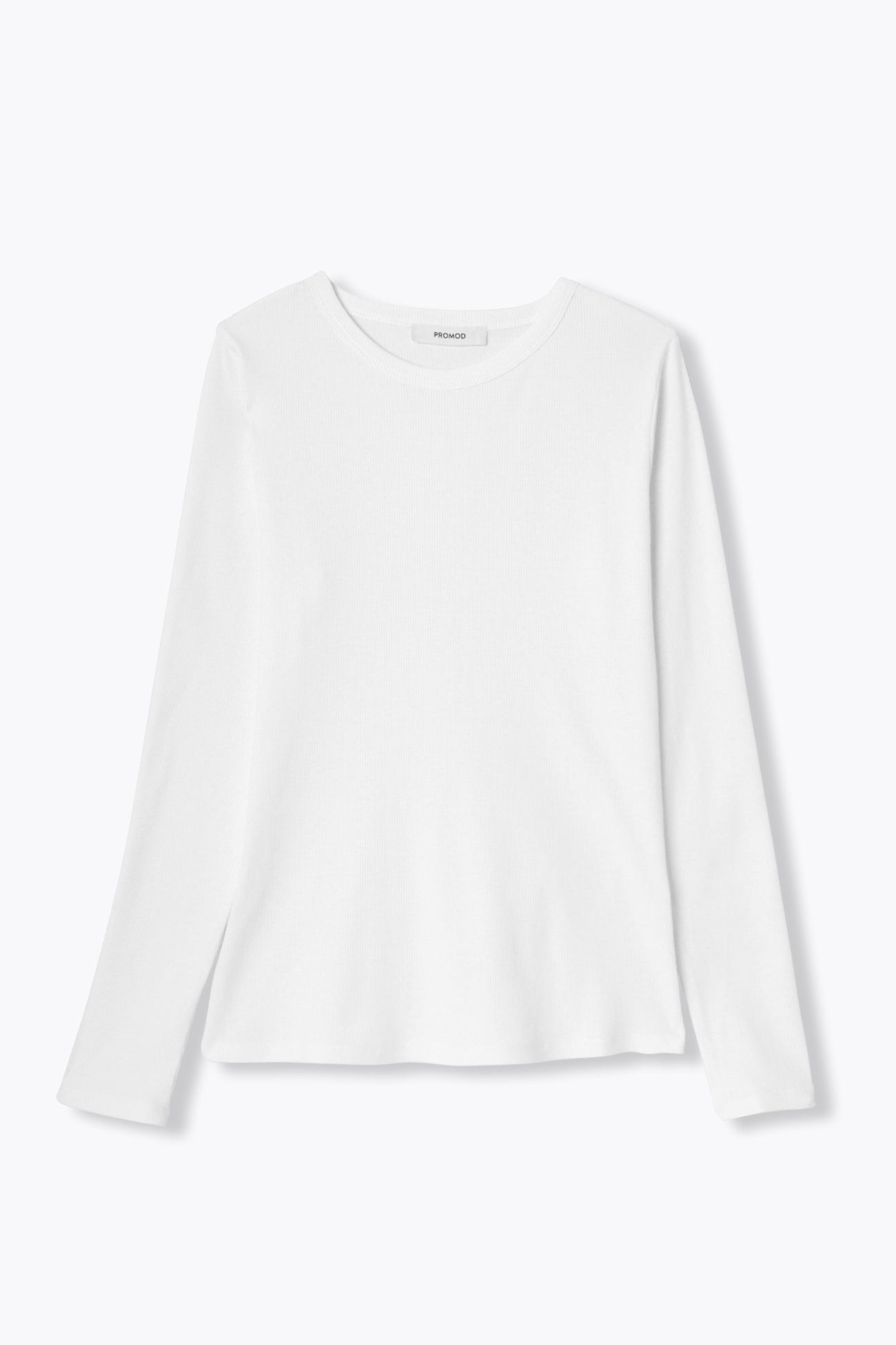 Ribbed long-sleeve t-shirt