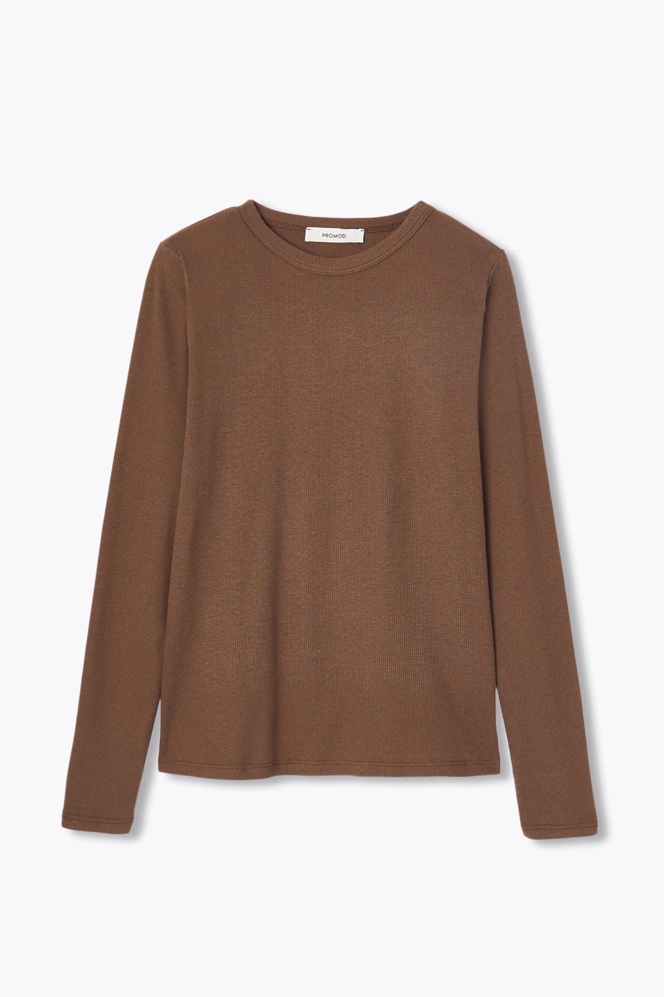 Ribbed long-sleeve t-shirt