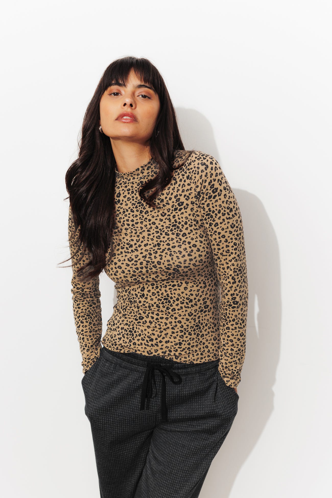 Eco-design leopard t-shirt