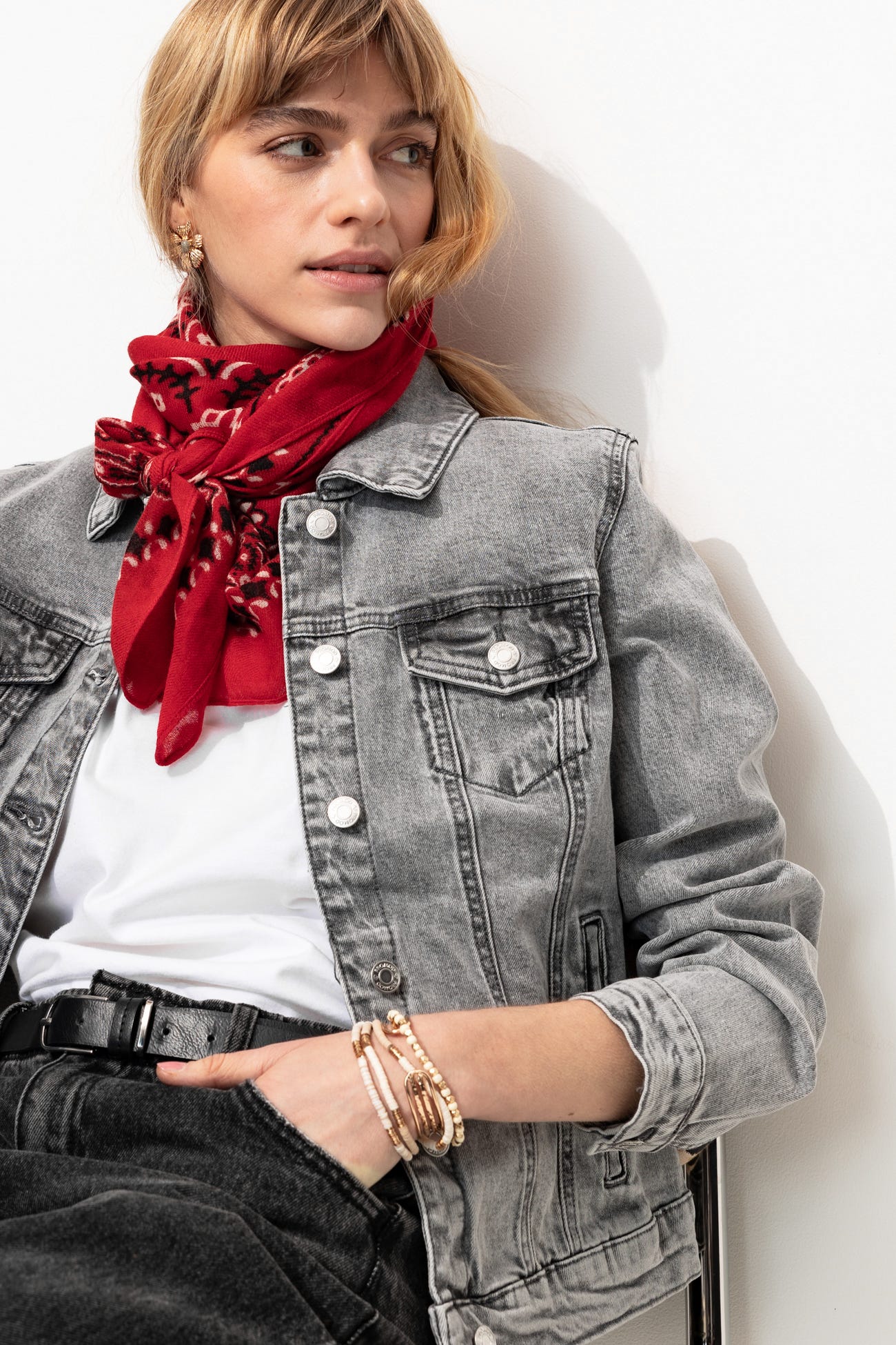 Cazadora vaquera bruto