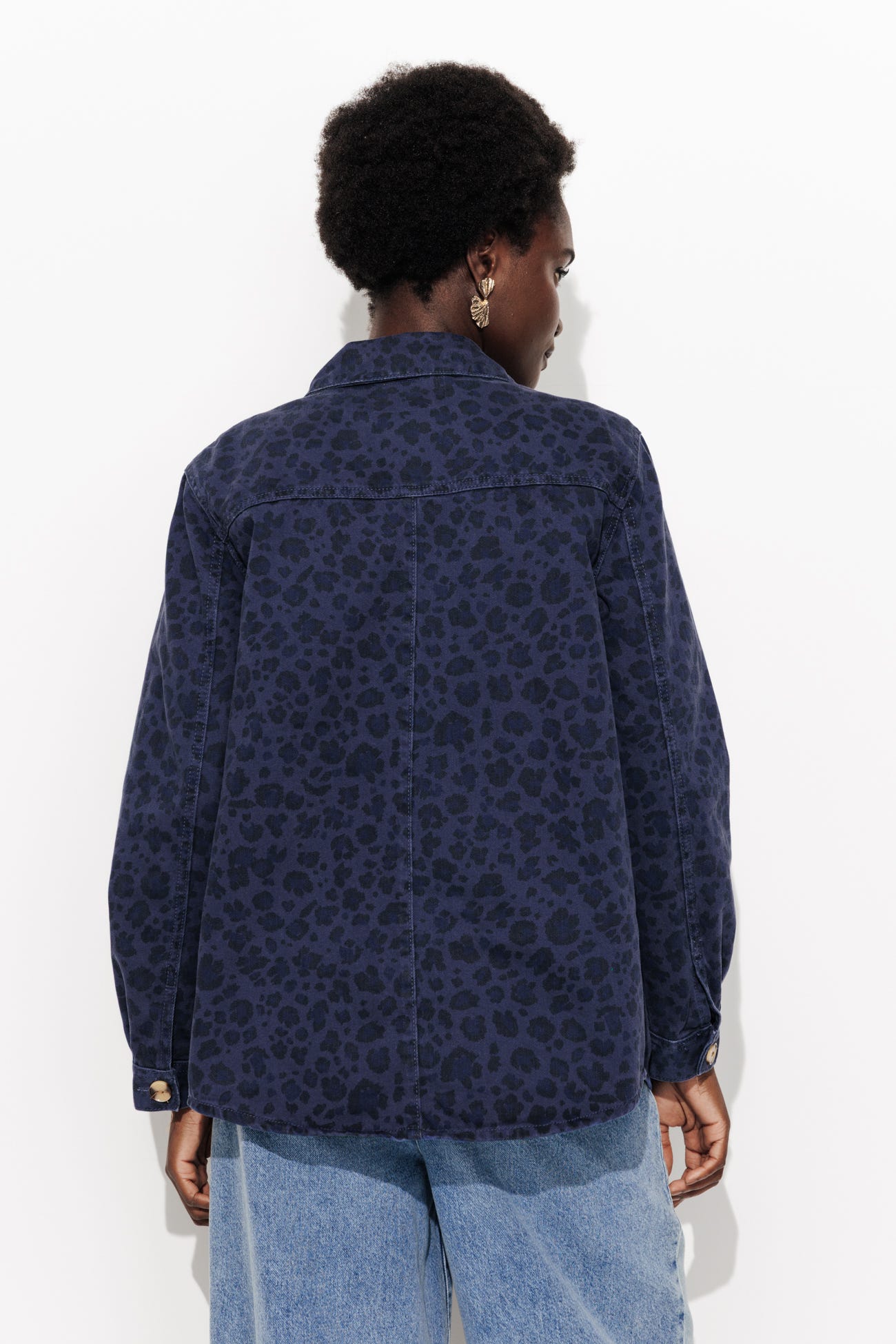 ALMA veste surchemise léopard