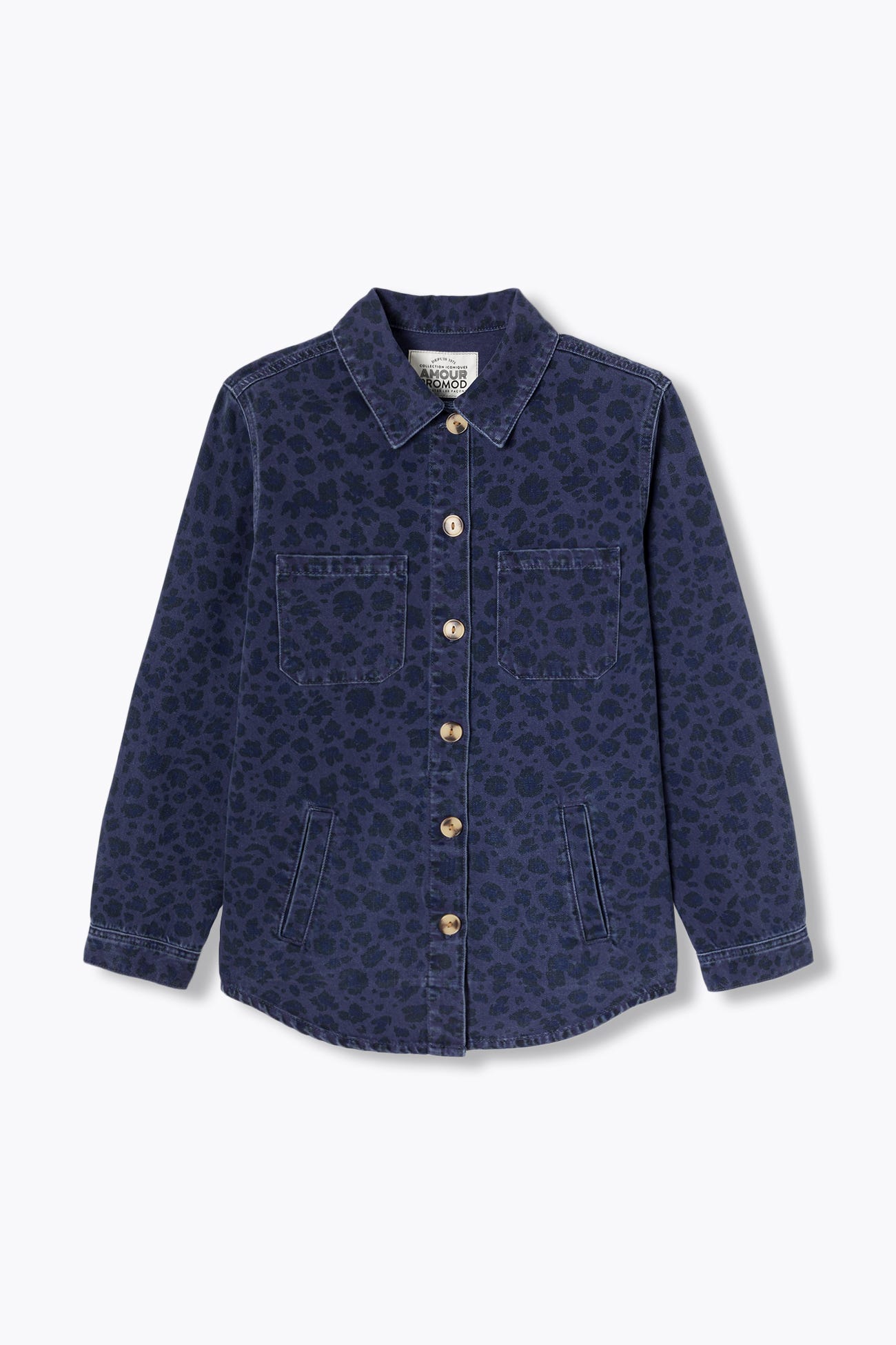 ALMA veste surchemise léopard
