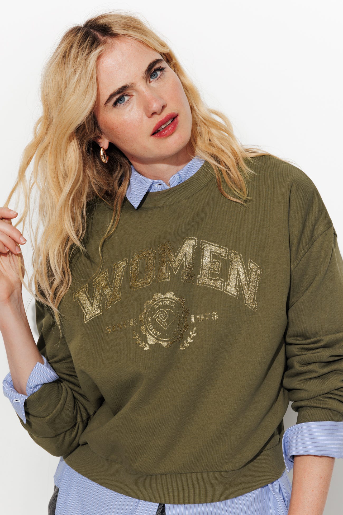 Sweat-shirt à paillettes Femme