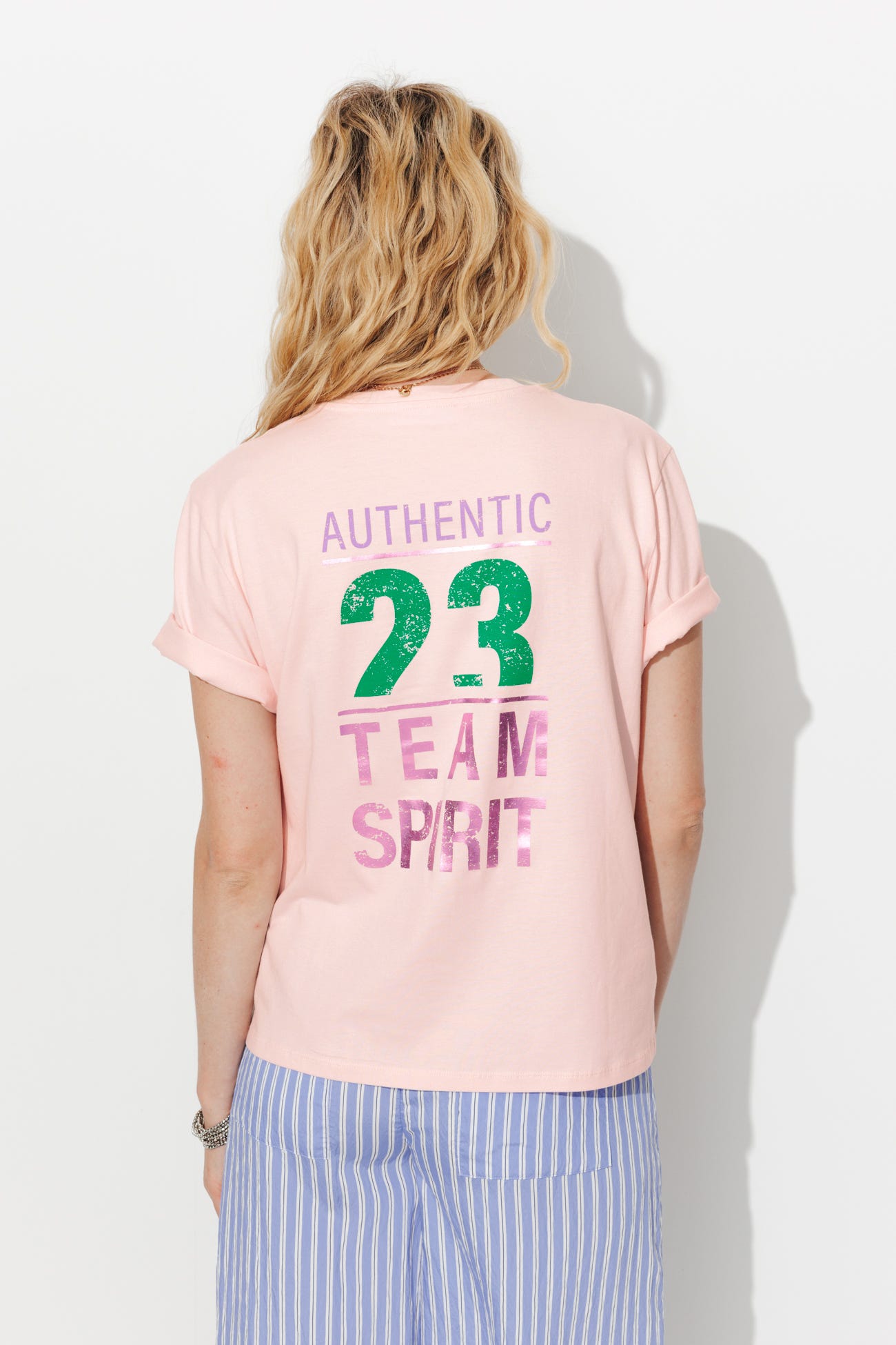 T-shirt à message Femme