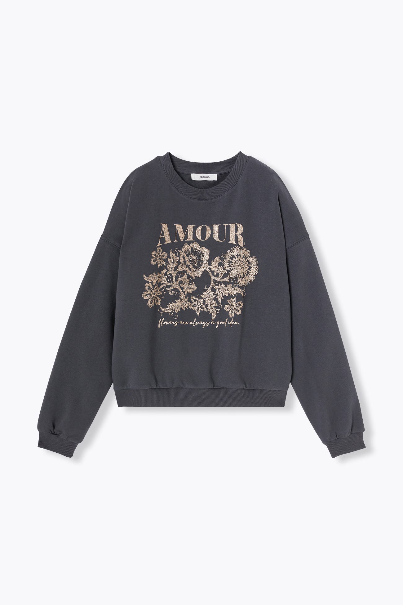 Sweat-shirt AMOUR paillettes