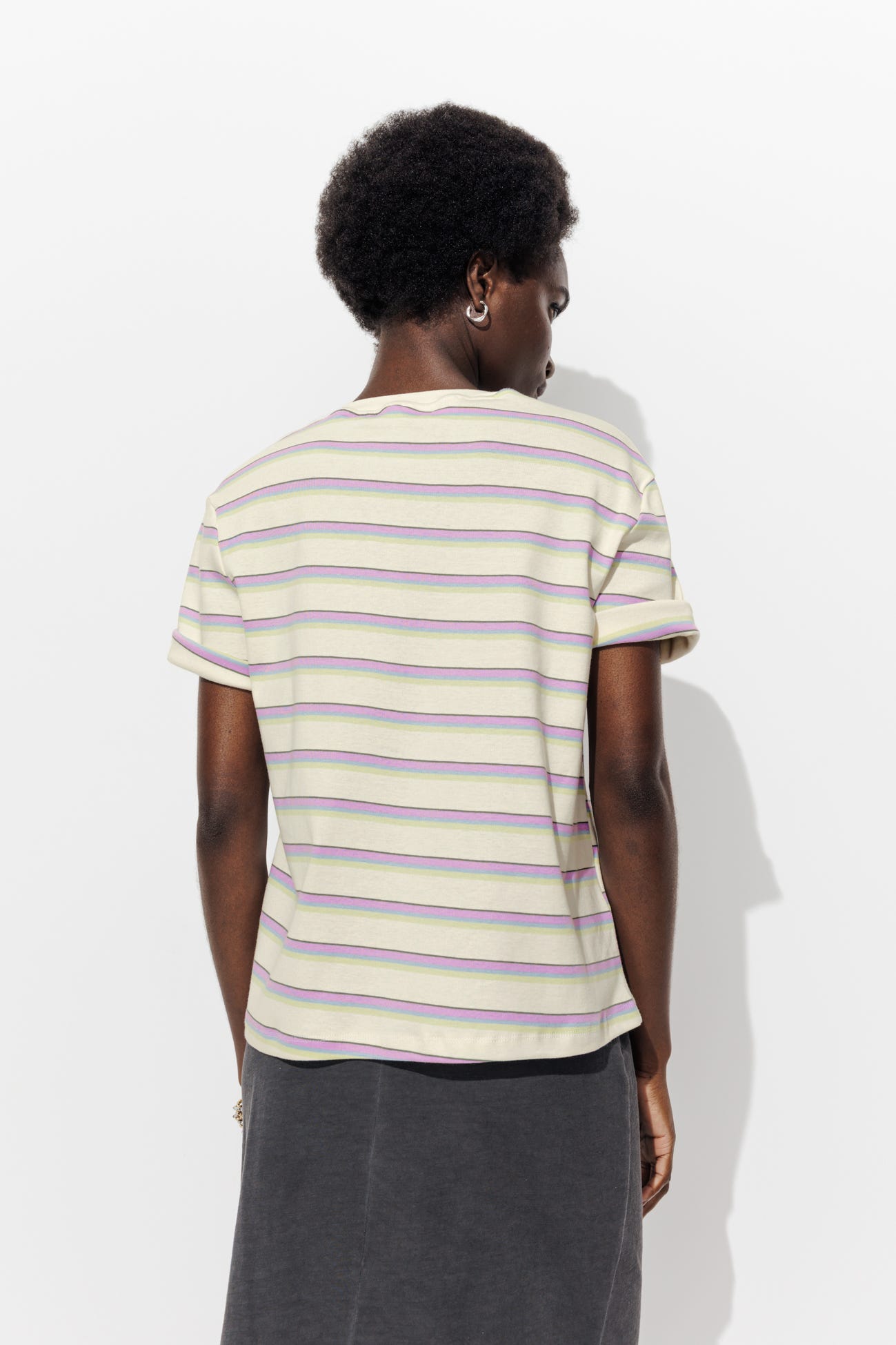 T-shirt rayé Femme
