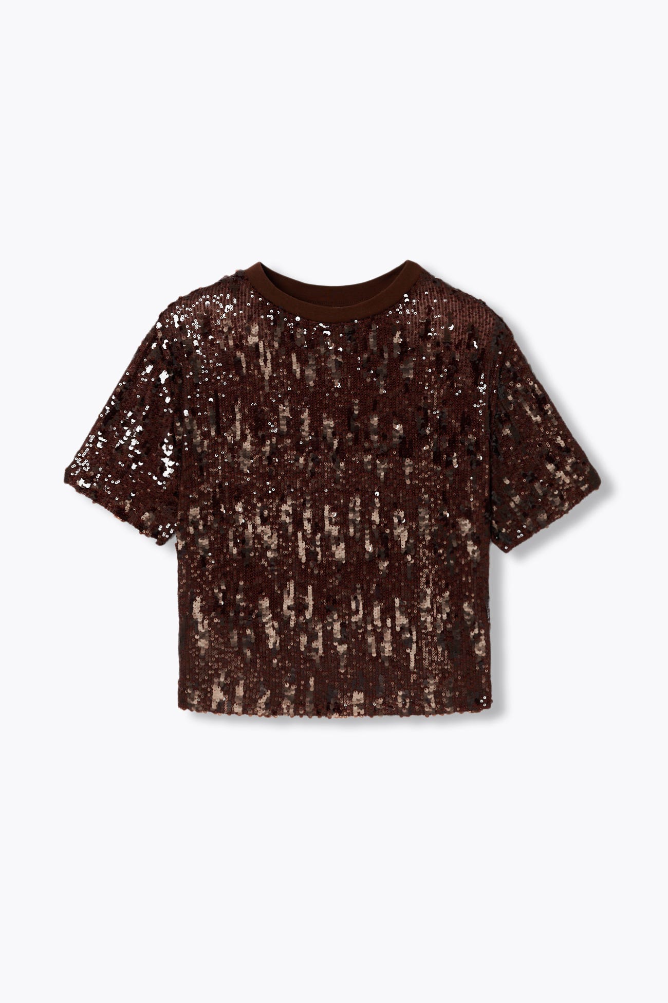 T-shirt à paillettes Femme