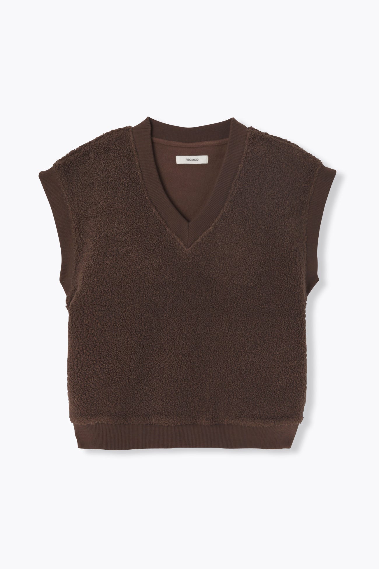 Sweat sans manches en moumoute