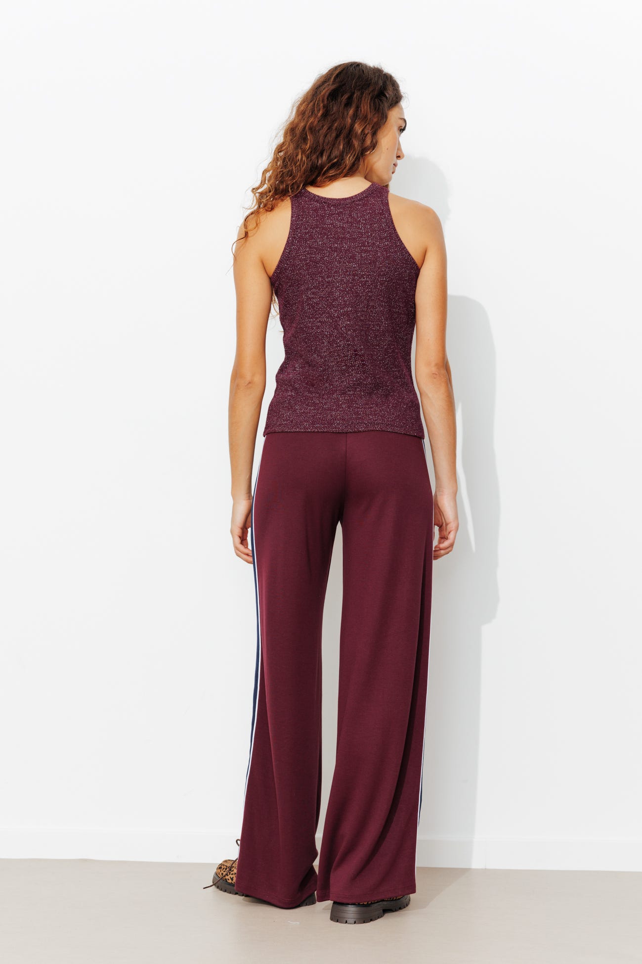 Débardeur à paillettes Femme