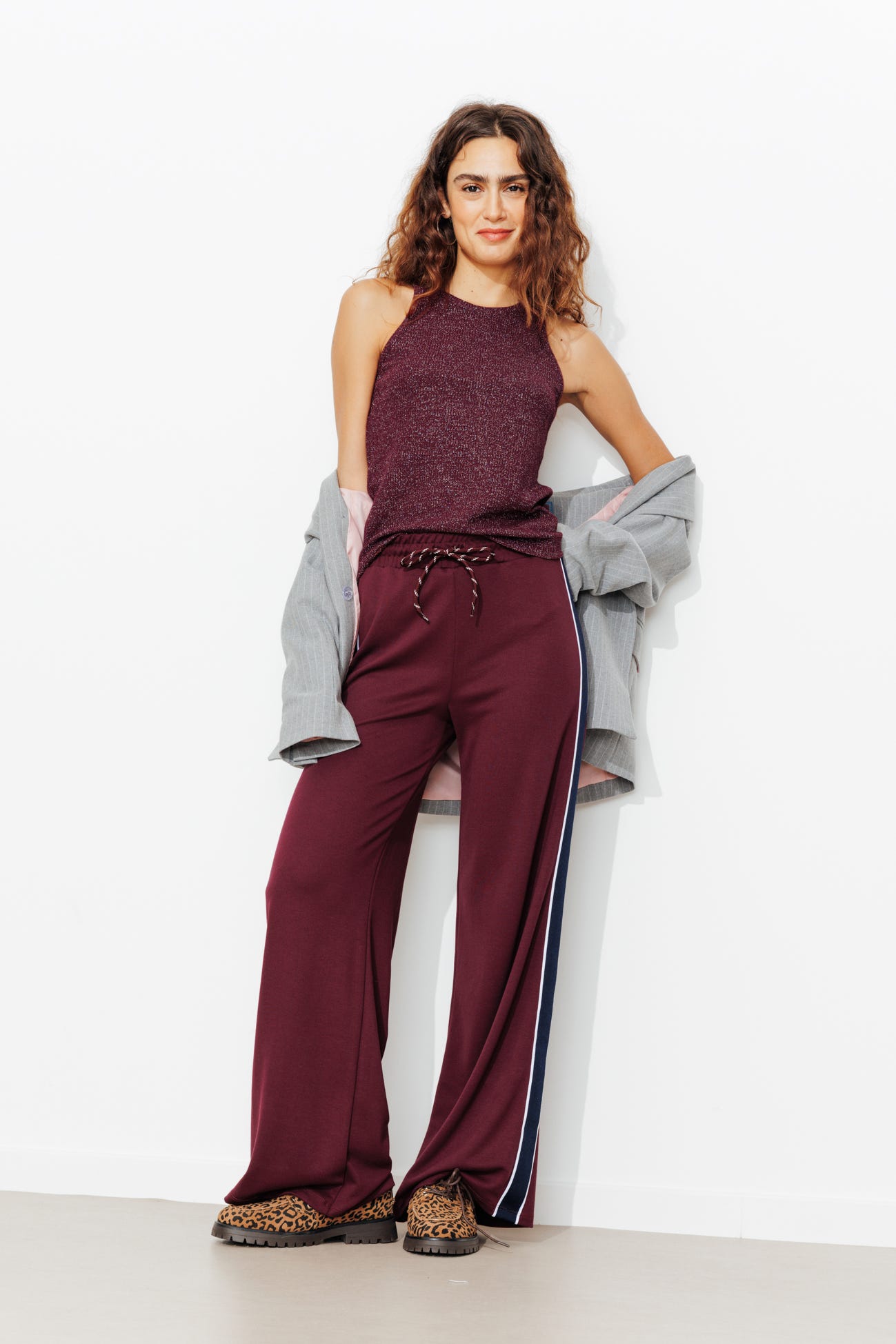 Débardeur à paillettes Femme