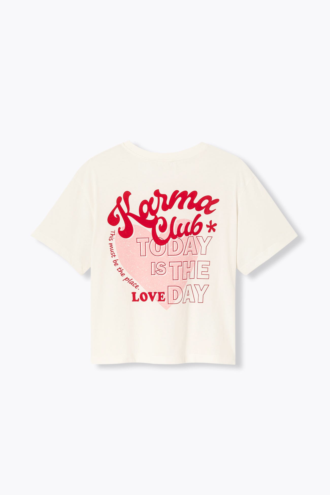 T-shirt à message love