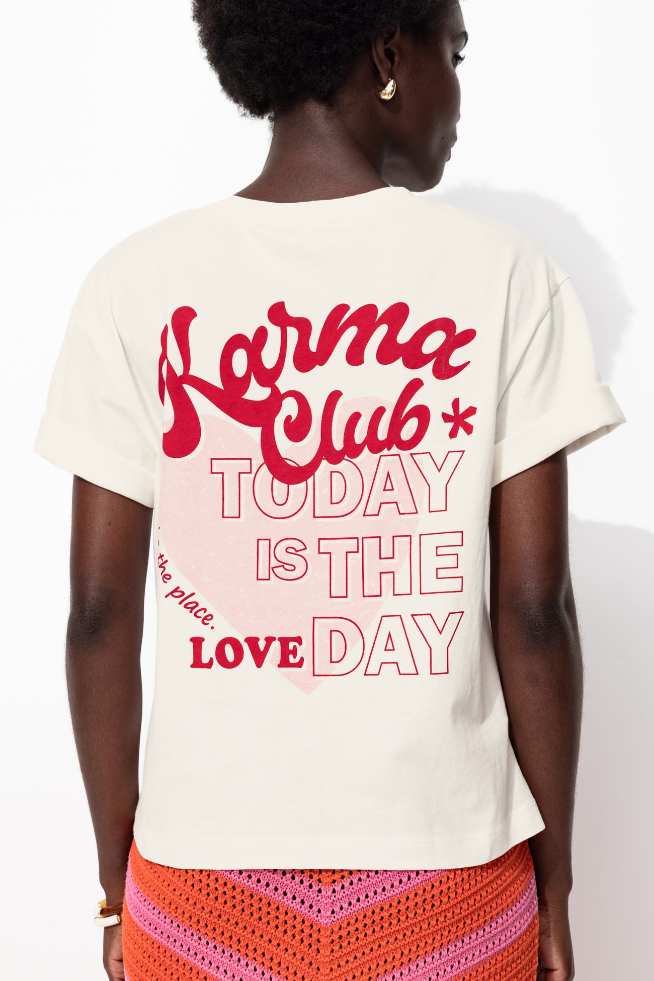 T-shirt à message love