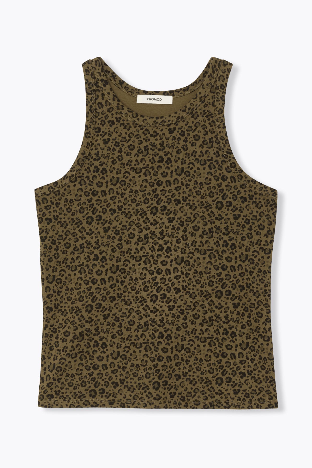 Leopard sleeveless top
