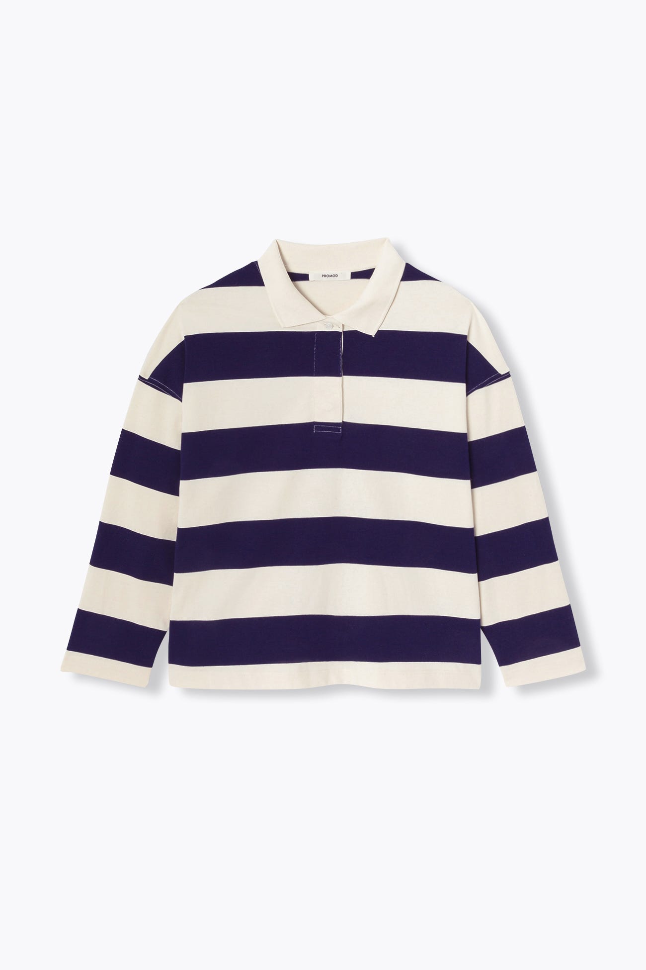Polo de rayas manga larga