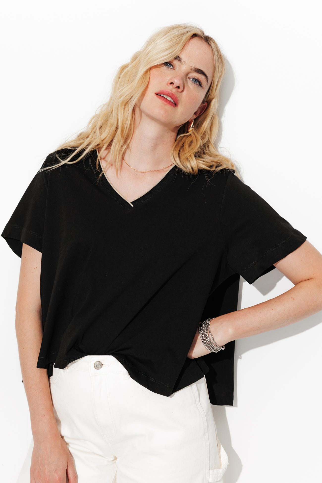 Camiseta cuello de pico
