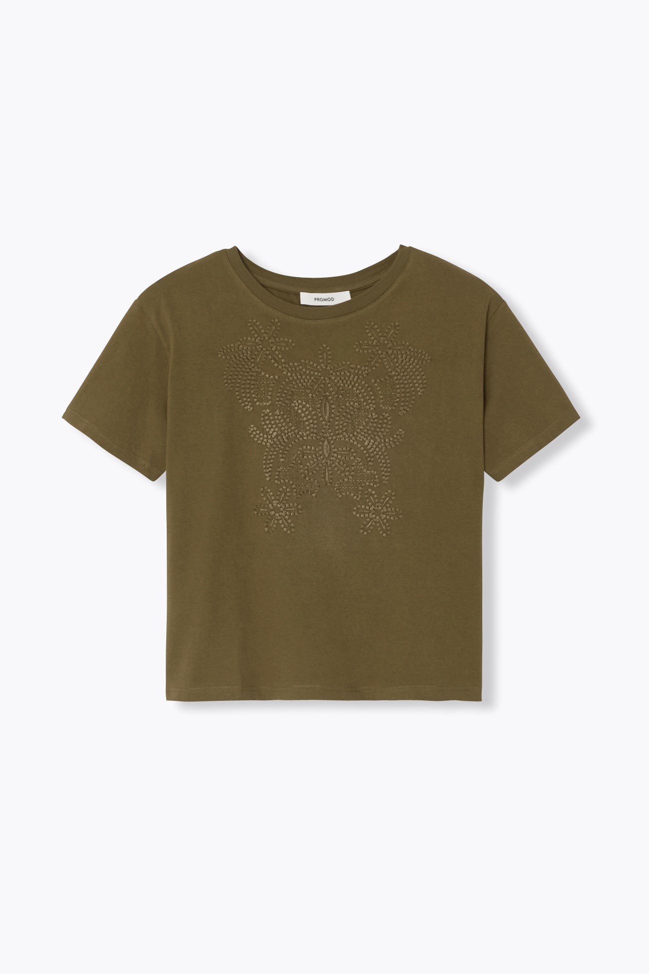 T-shirt brodé Femme