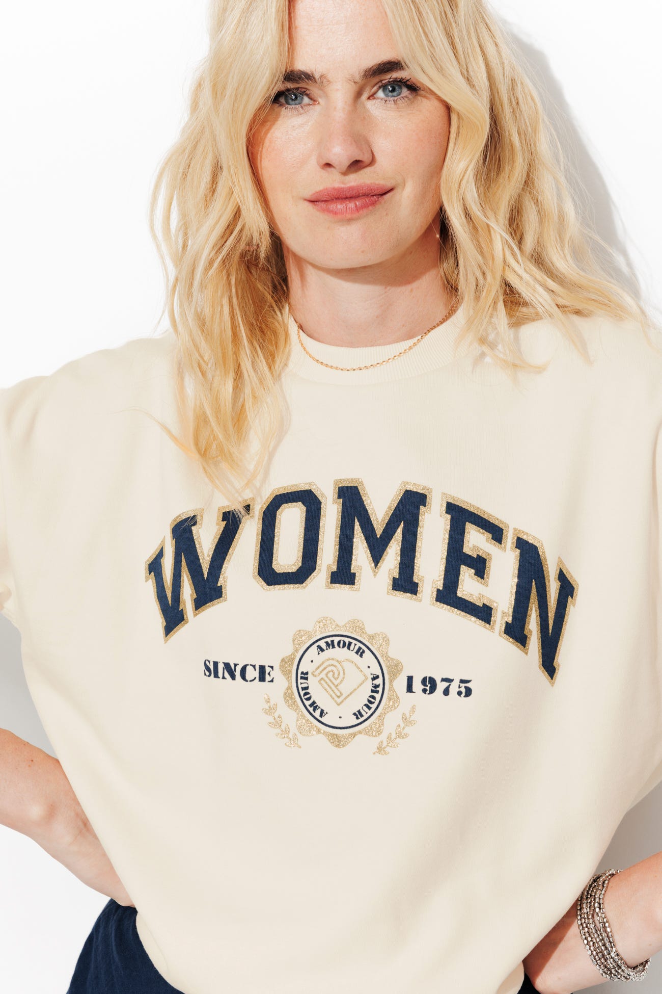 Sweat-shirt à paillettes Femme