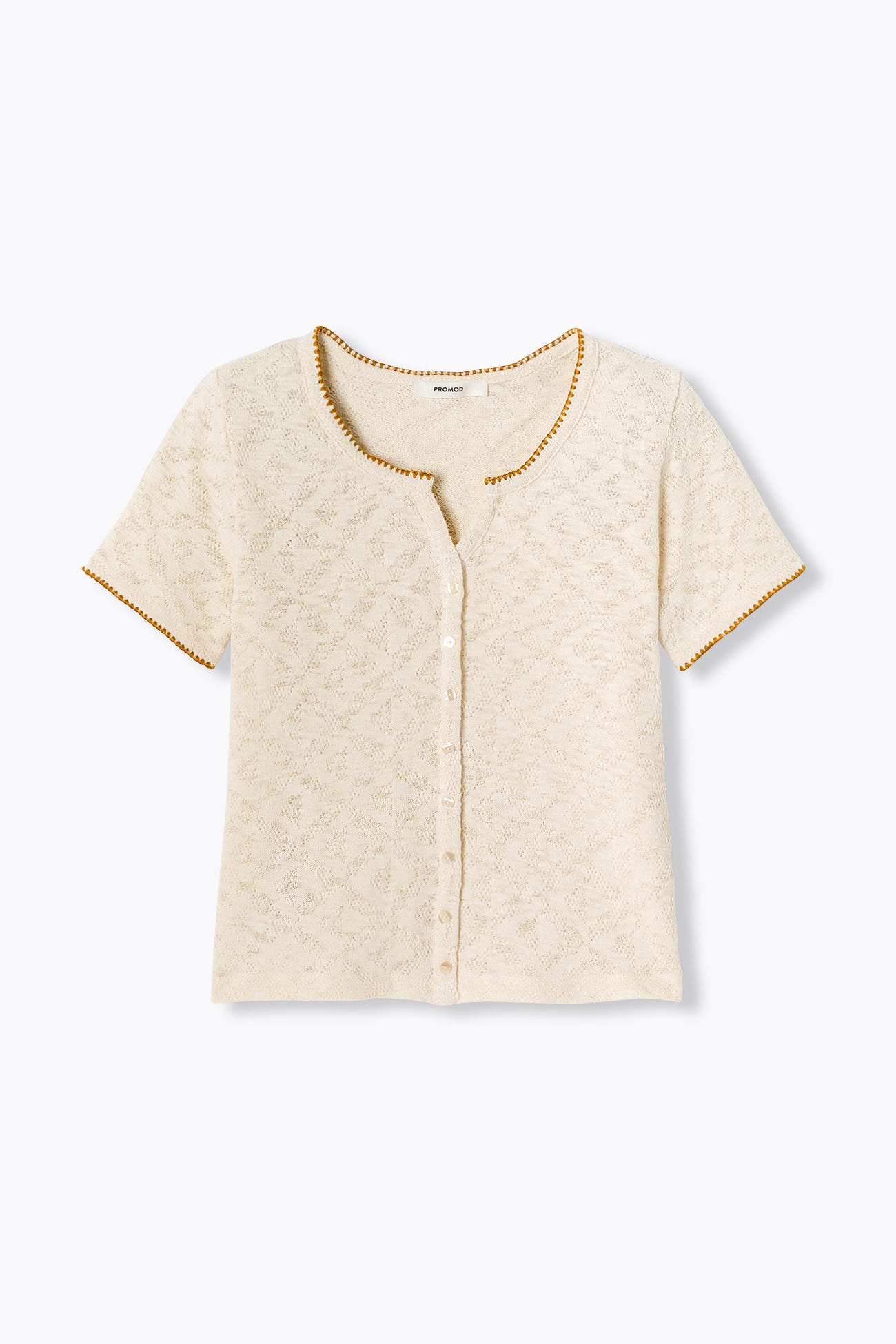 Camiseta punto pointelle
