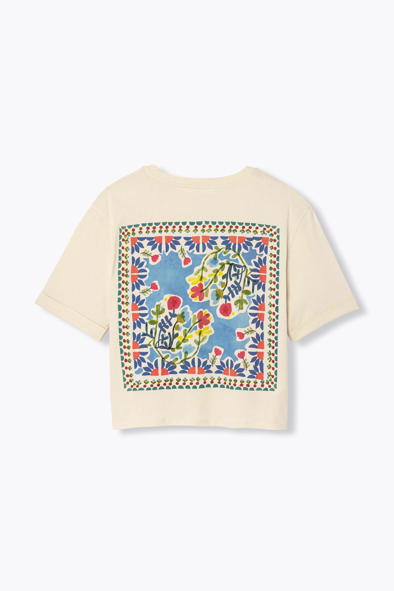 T-shirt fleuri Femme