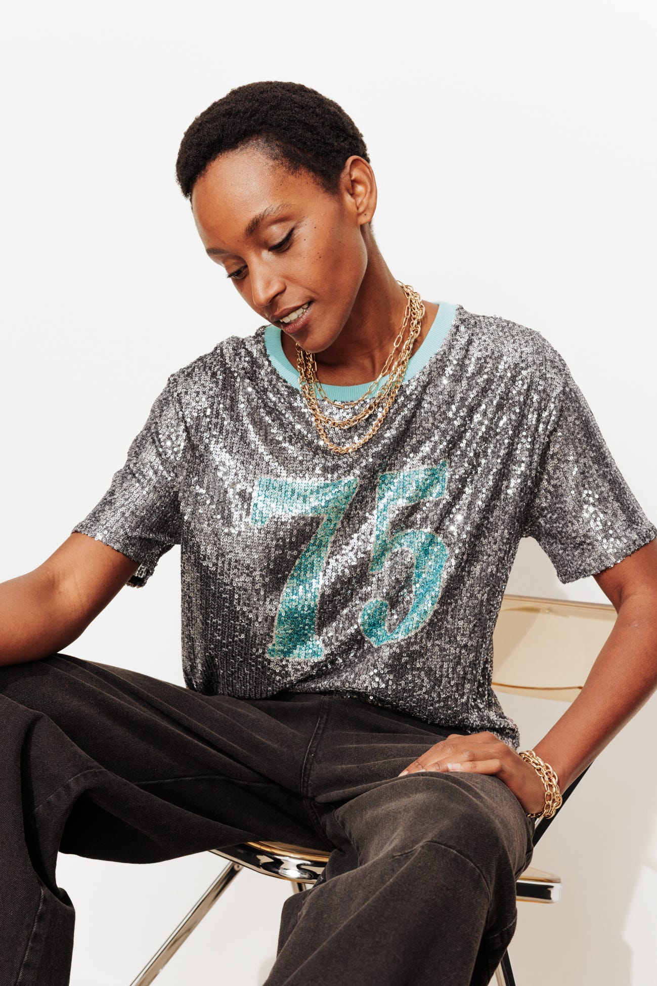 Brokatowa koszulka 75