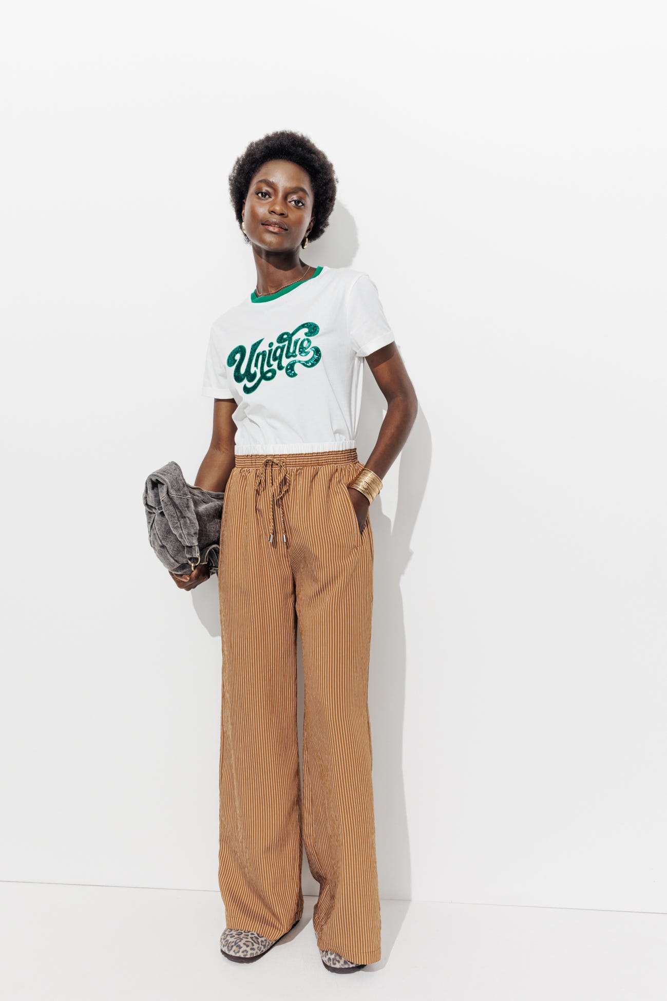 T-shirt à message Femme