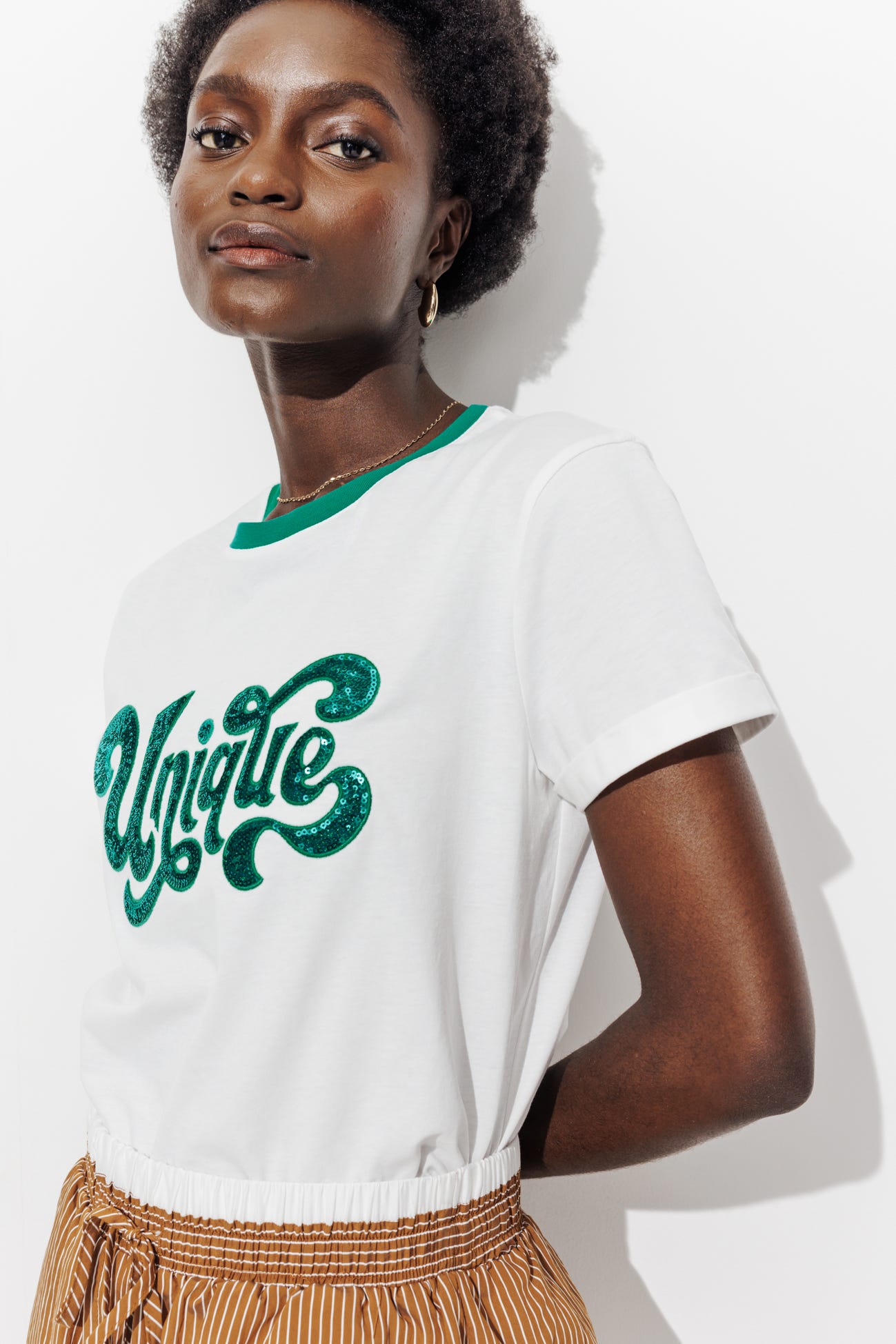 T-shirt à message Femme