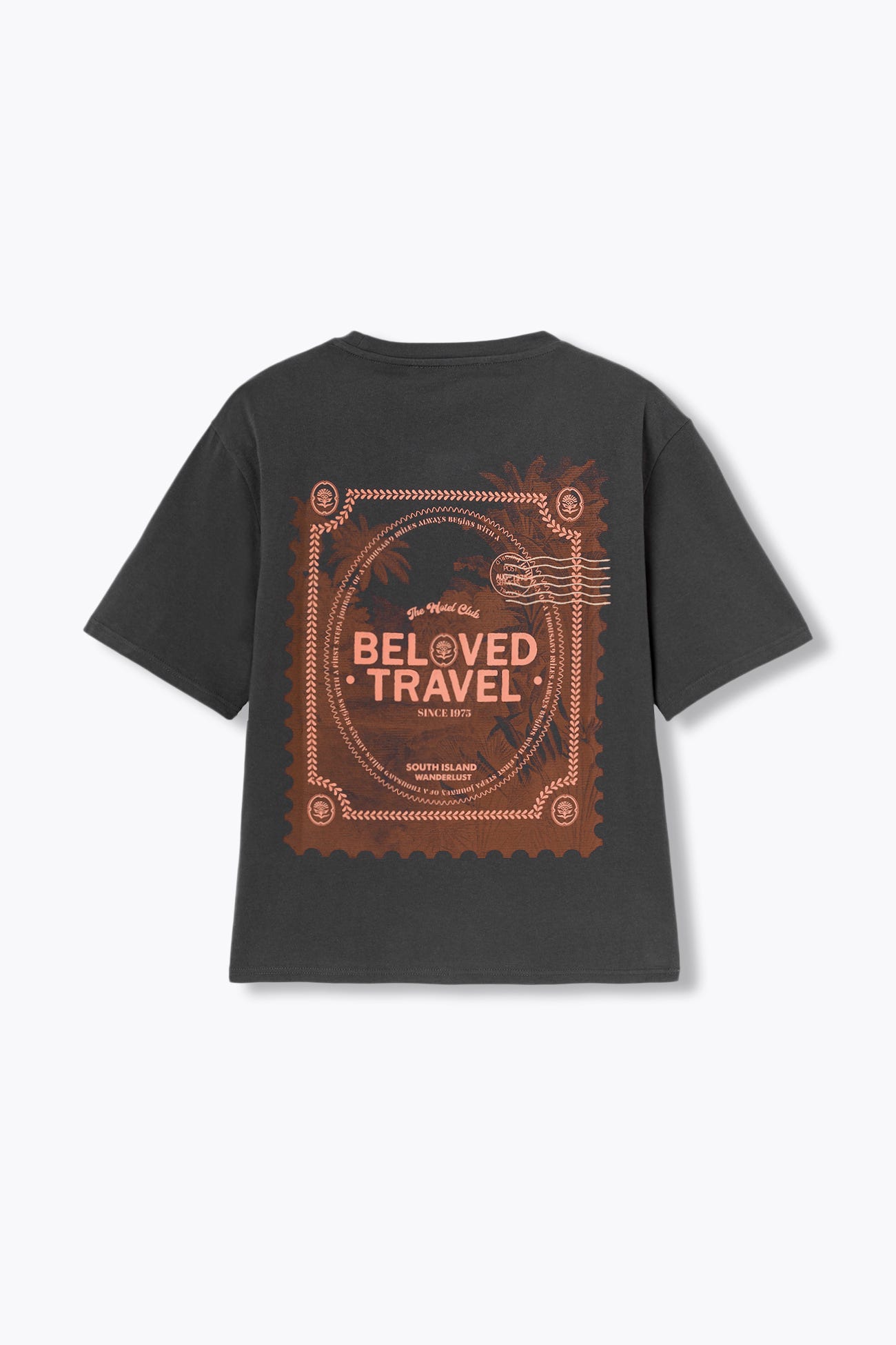 T-shirt à motif devant et dos