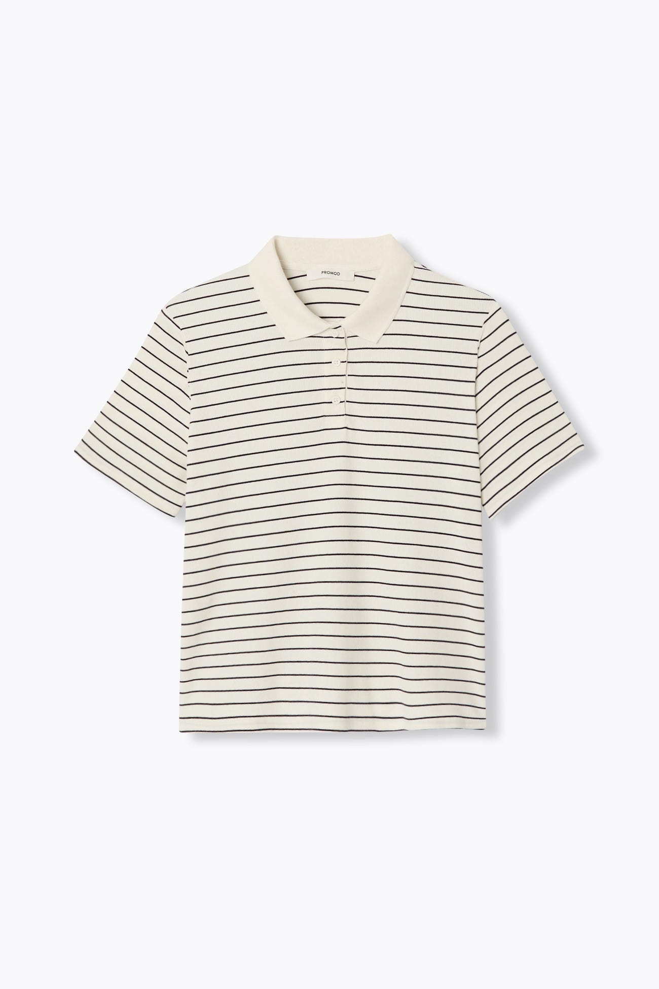 Striped polo shirt