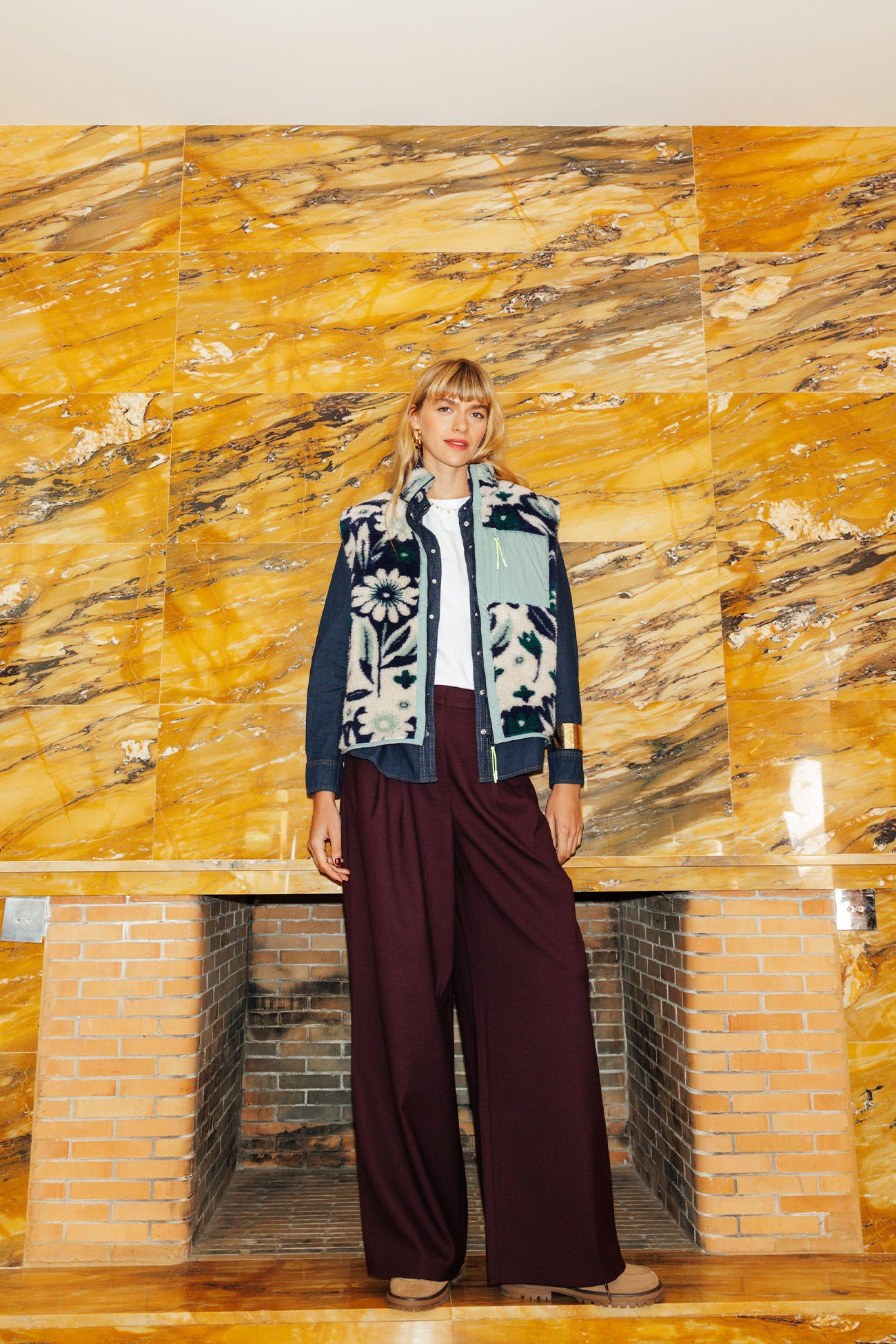 Sweat polaire sans manches