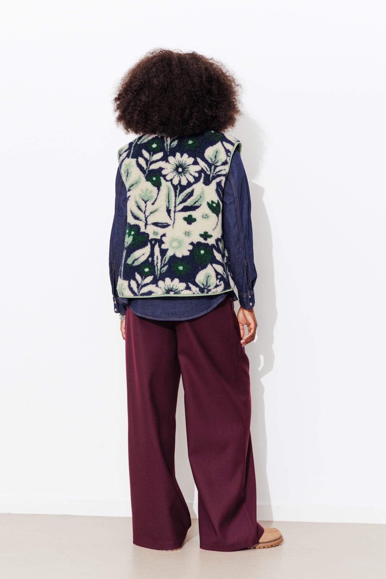 Sweat polaire sans manches