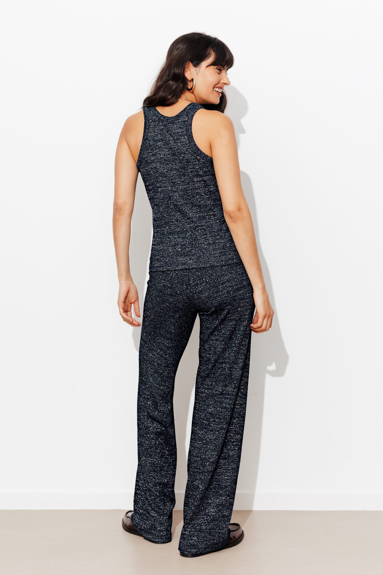 Débardeur à paillettes Femme