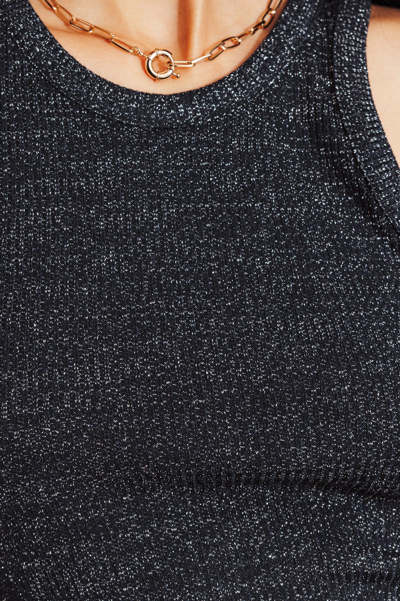 Débardeur à paillettes Femme