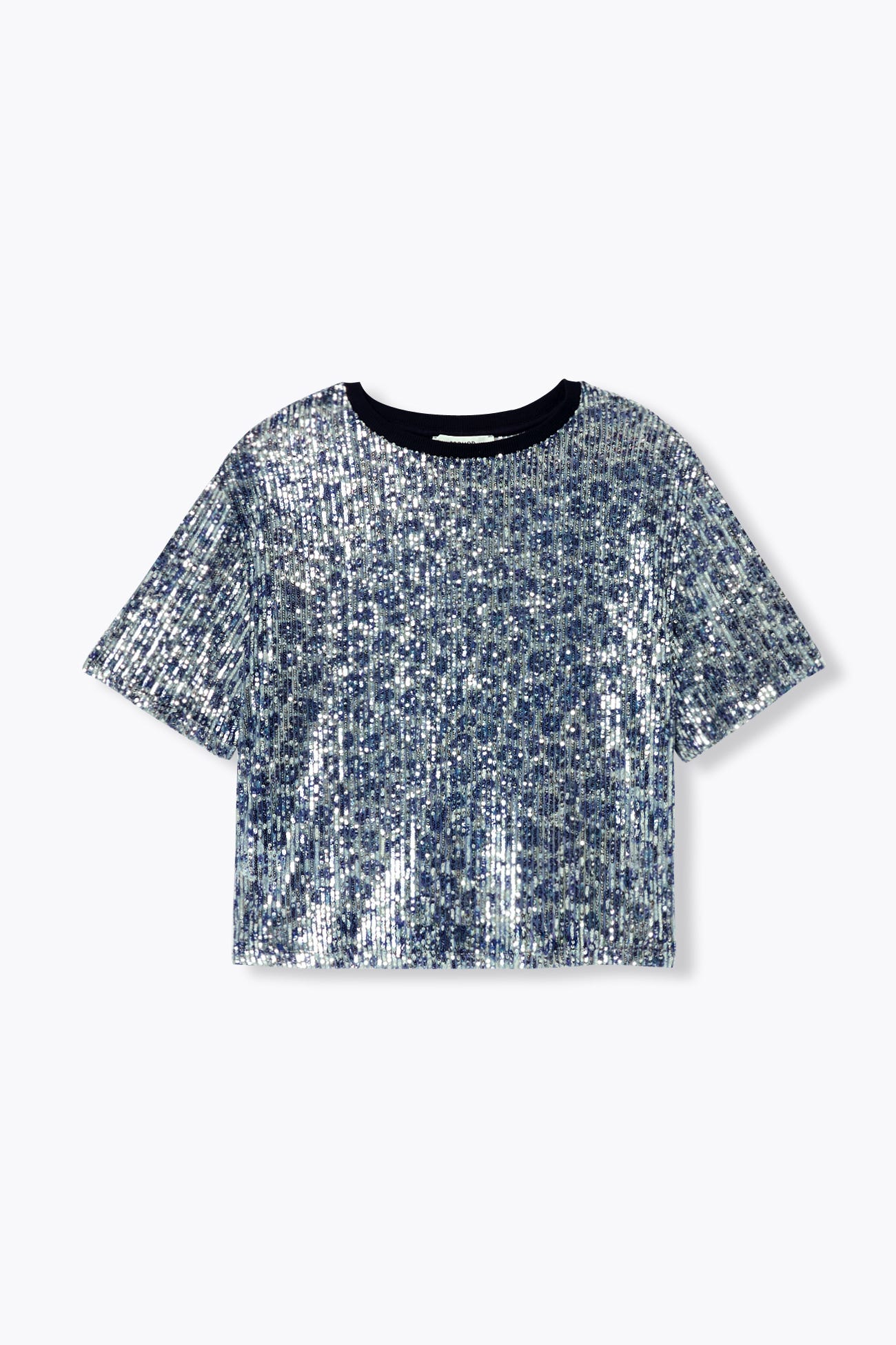 Camiseta leopardo brillos