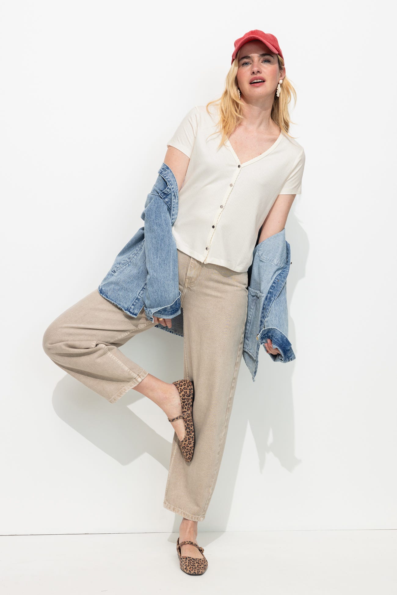 Prążkowana koszulka