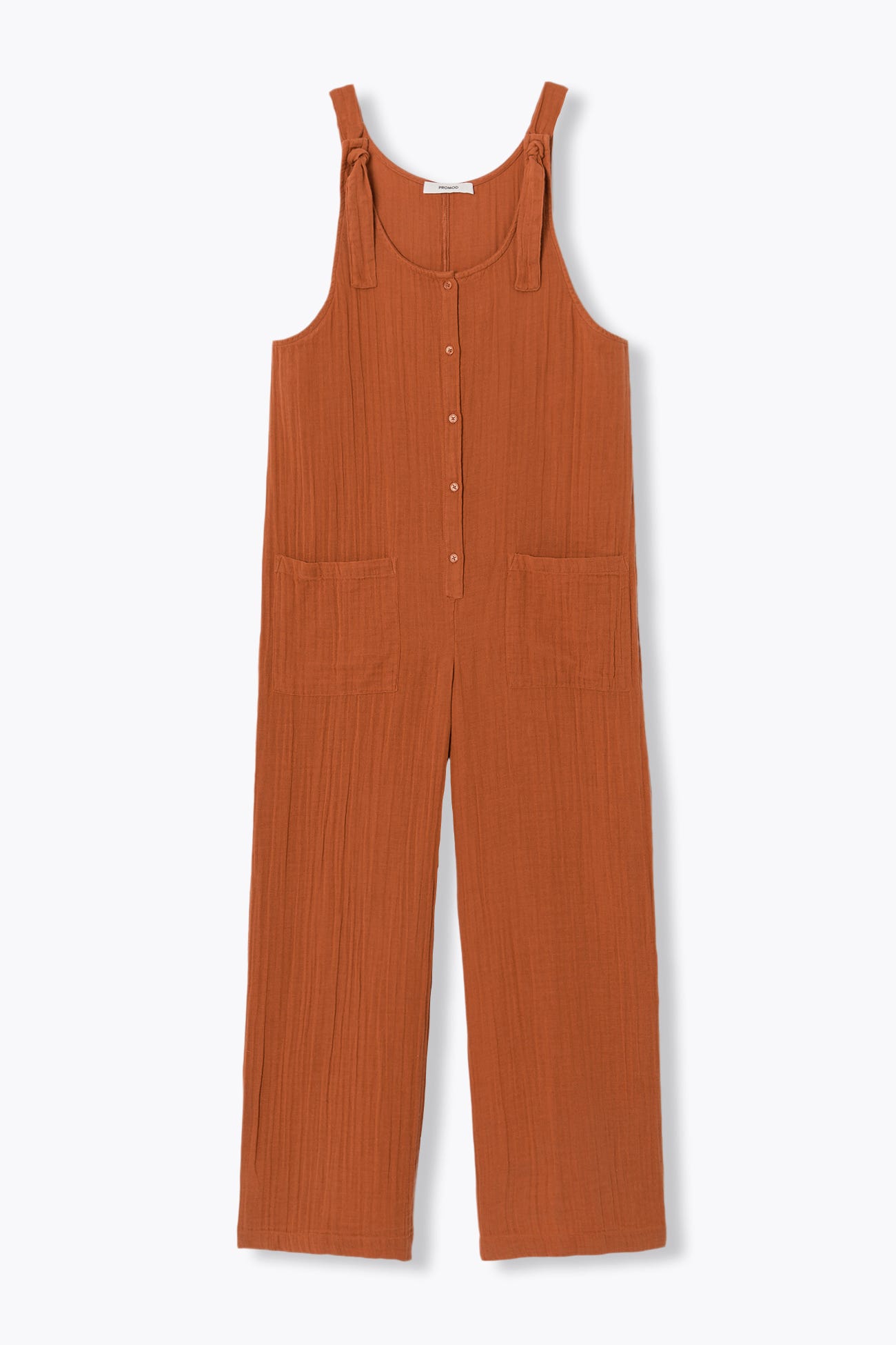 Combi-pantalon gaze de coton