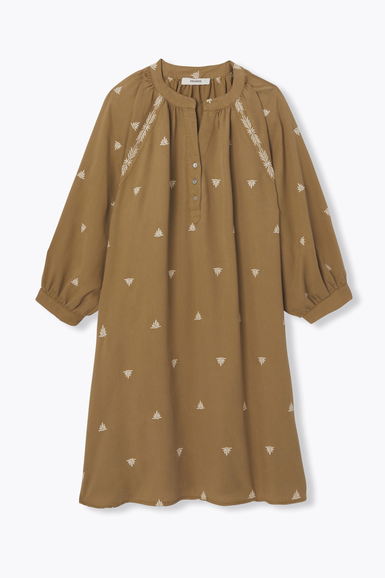 Robe courte brodée Femme