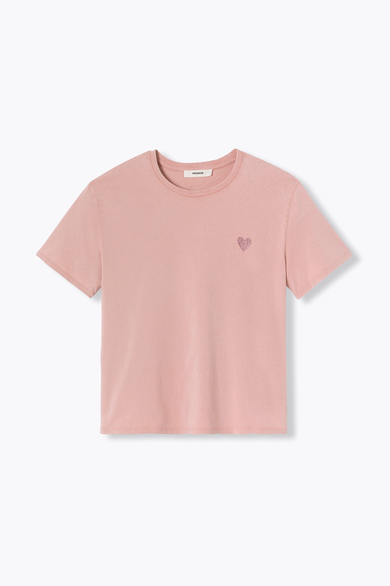 IMOGEN T-shirt coeur pailleté